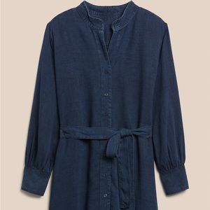 Banana Republic size L chambray button down dress